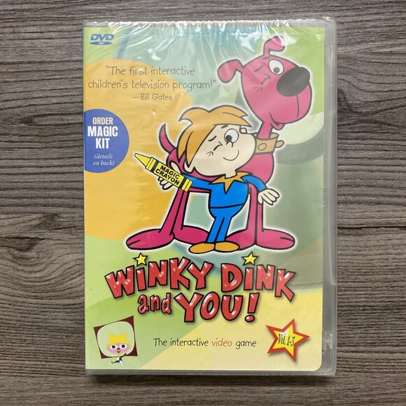Winky Dink and You! Vol. 1-3 DVD Factory Sealed - Picture 1 of 9